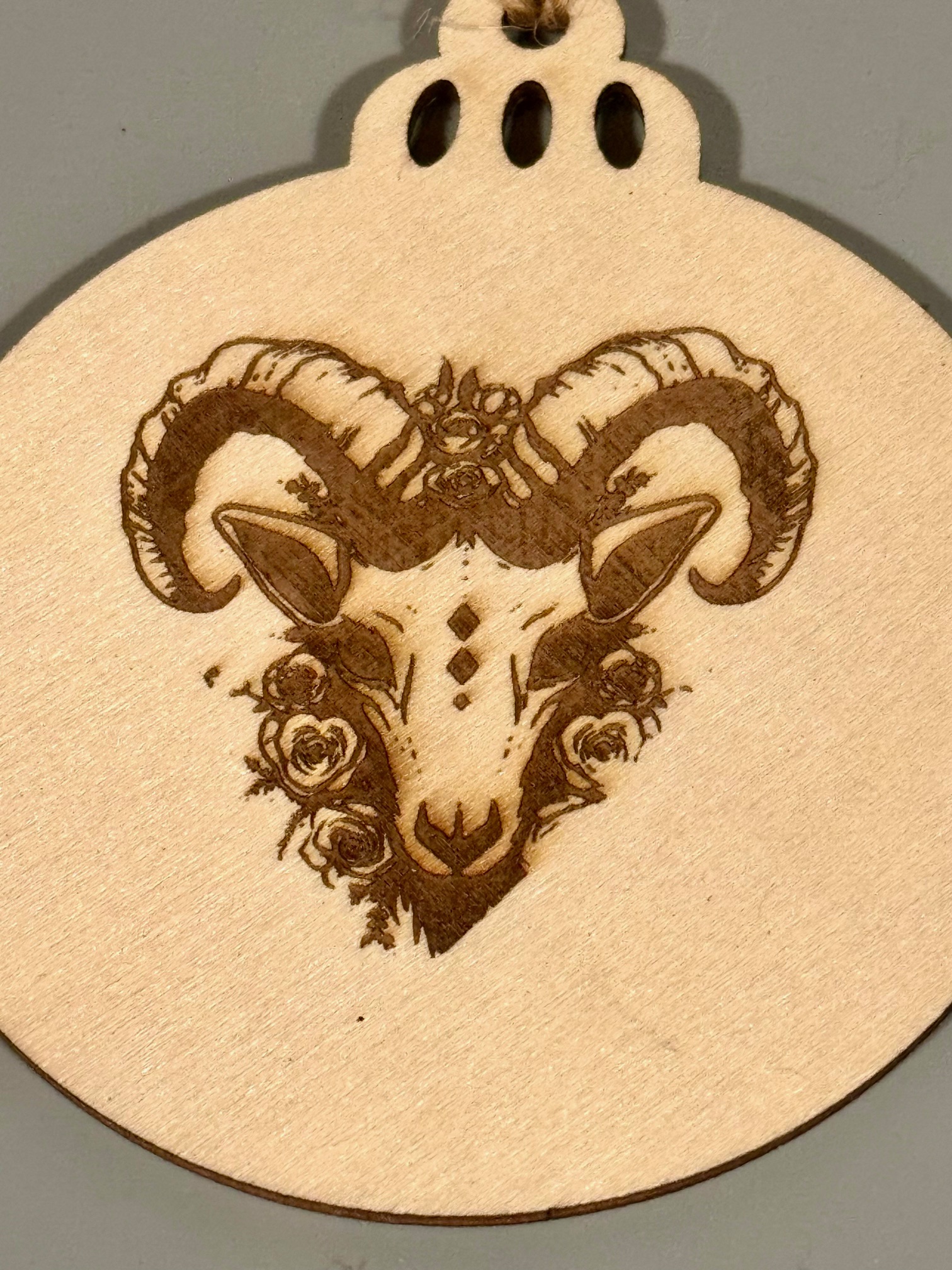 <i>Goats N Roses Ornament</i>