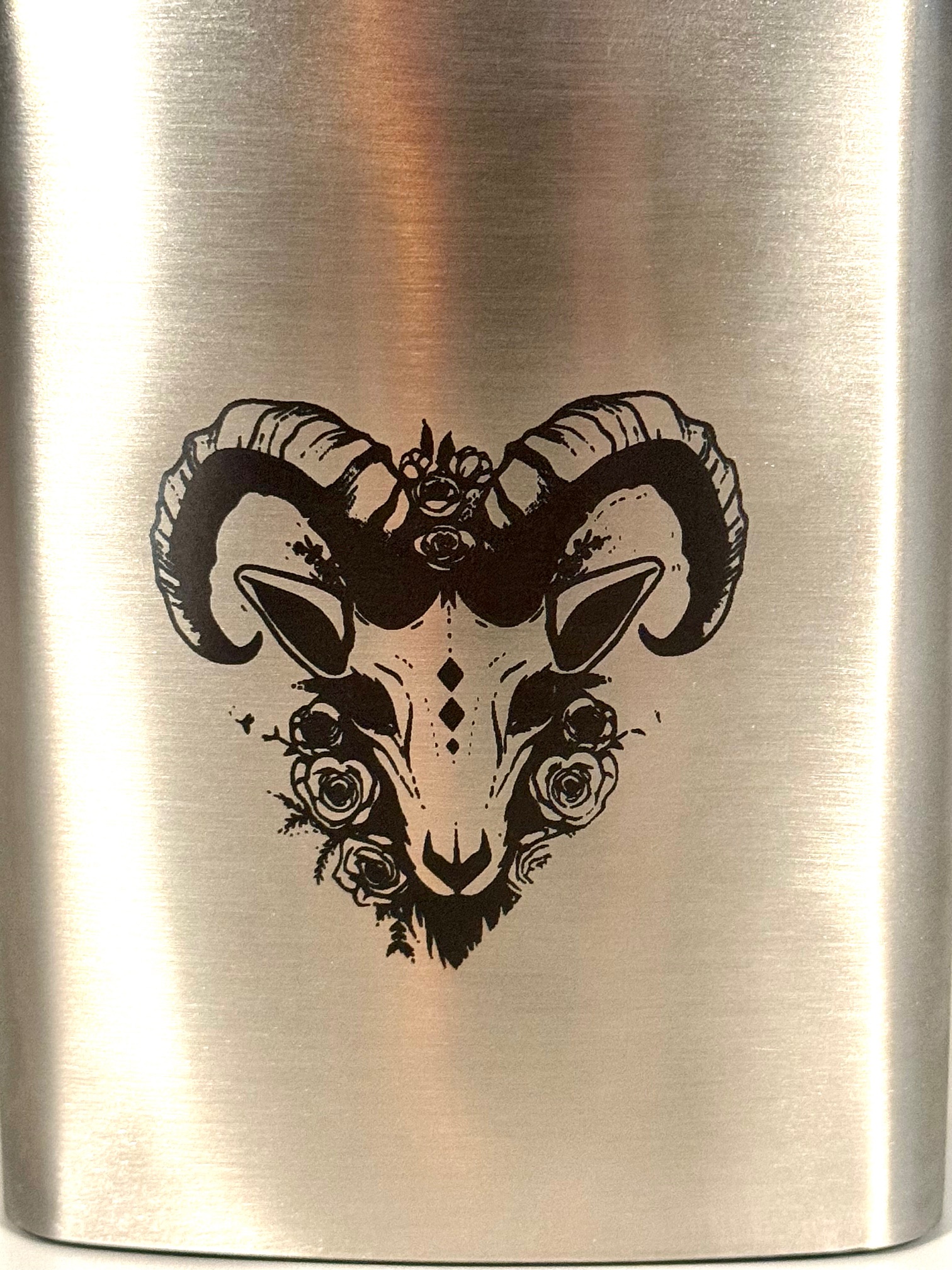 <i>Goats & Roses</i><i>Hip Flask</i>