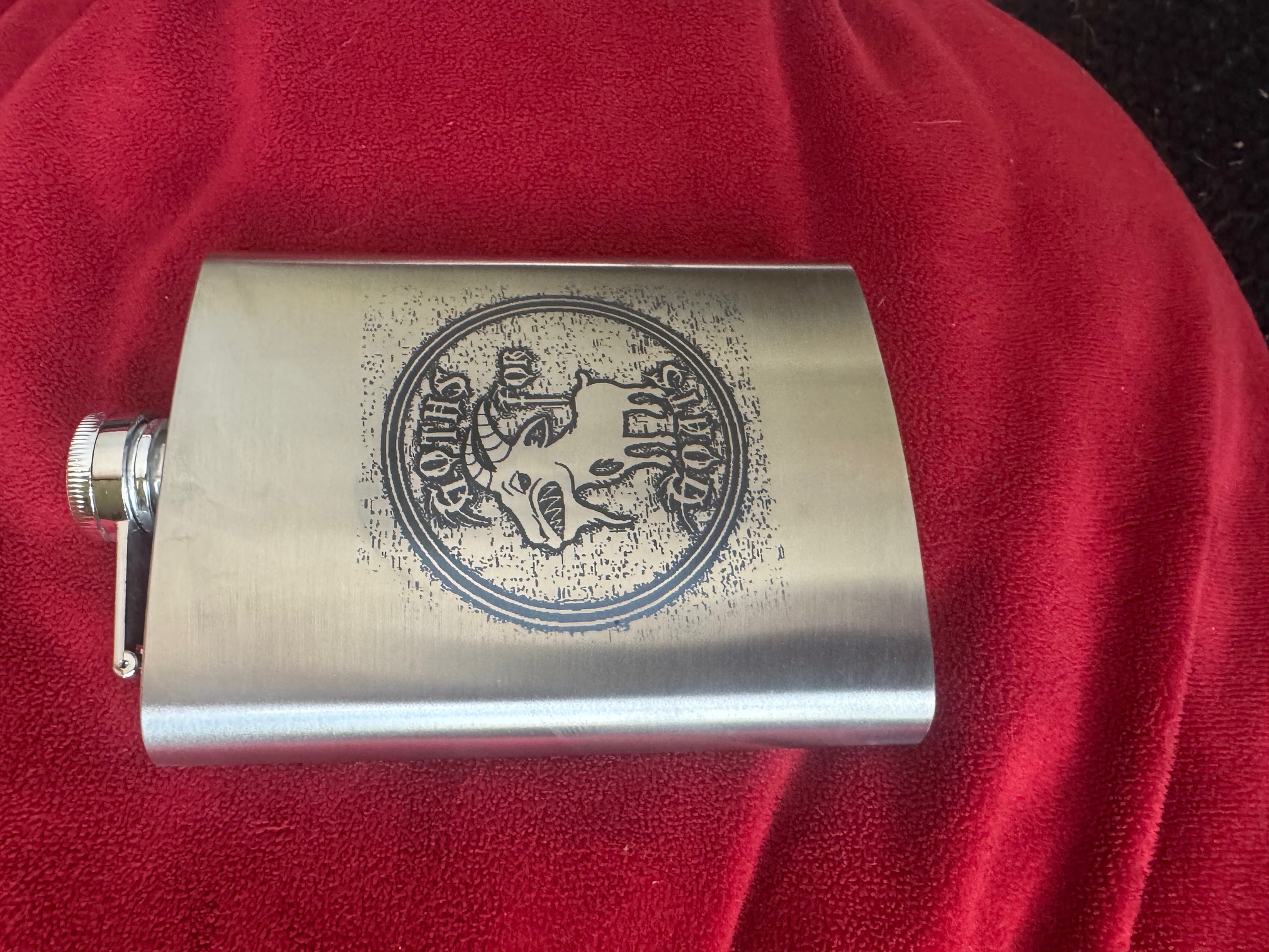 <i>Goths for Goats</i><i> Hip Flask</i>