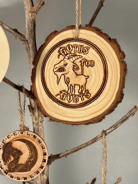 <i>Goths for Goats Ornament</i>